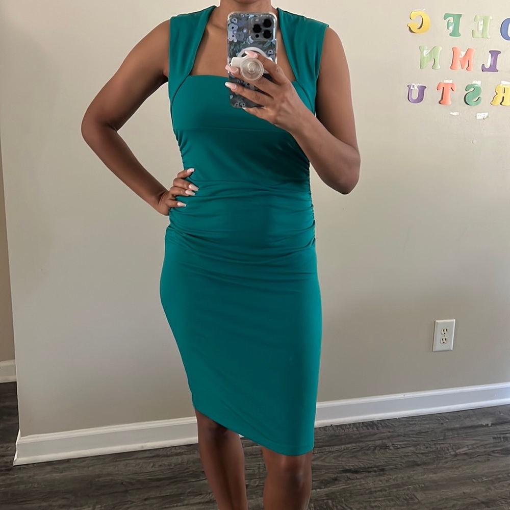 Square neck dress